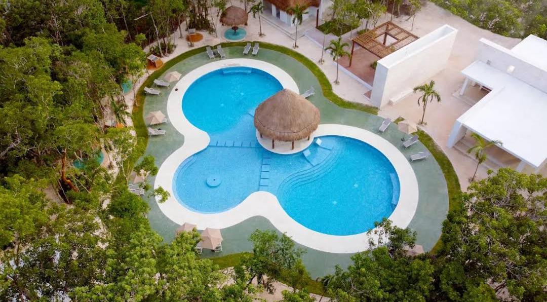 2-Bedroom Condo By The Jungle W/ Swimming Pool Пуерто Морелос Екстериор снимка